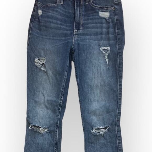 Hollister distressed skinny jeans, ladies 3 Ultra High Rise Super Skinny denim - Picture 3 of 6